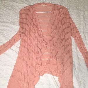 Miami Medium Salmon colored cardigan